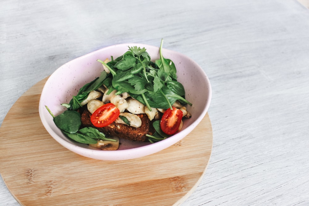 assorted vegetables on white ceramic bowl