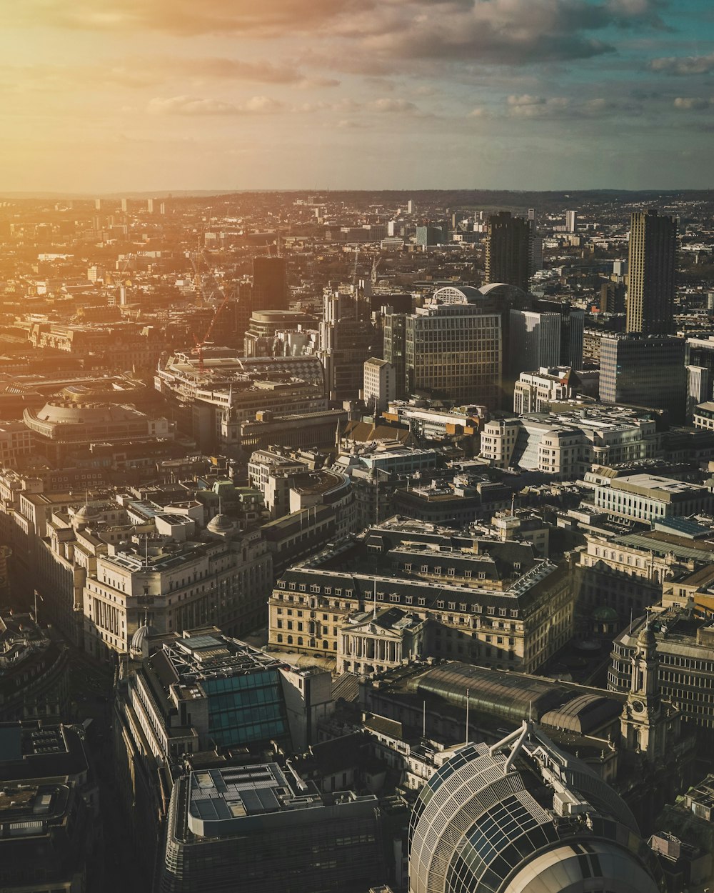 aerial photography of buildings at daytime