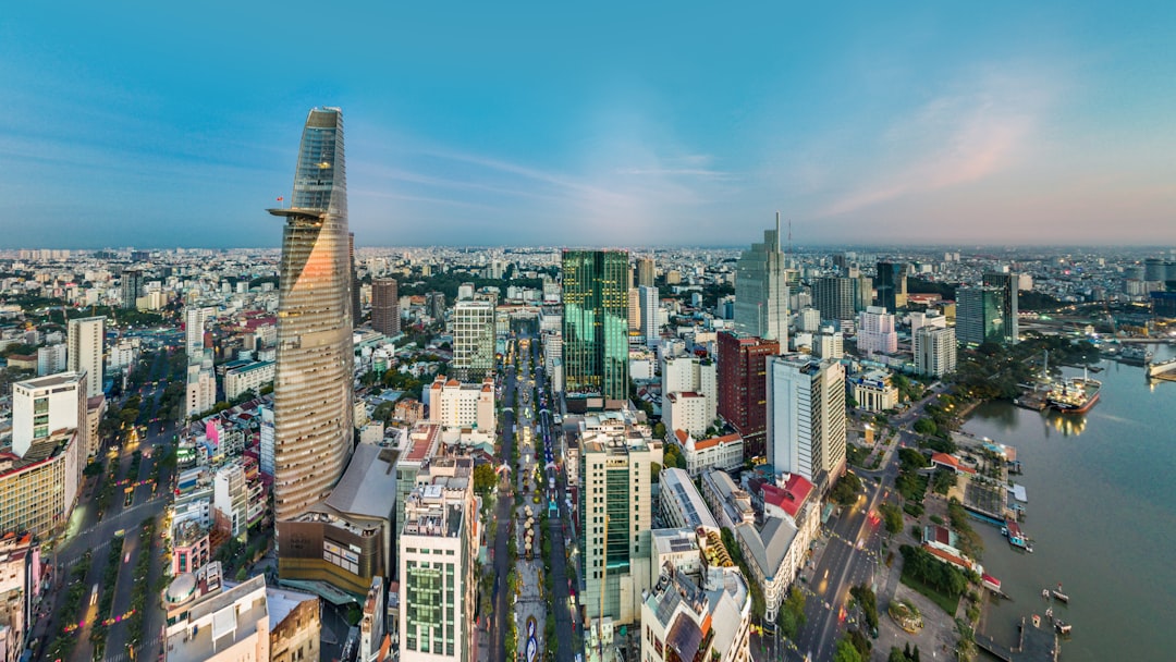 Landmark photo spot Nguyen Hue Sky 9 Bar Saigon