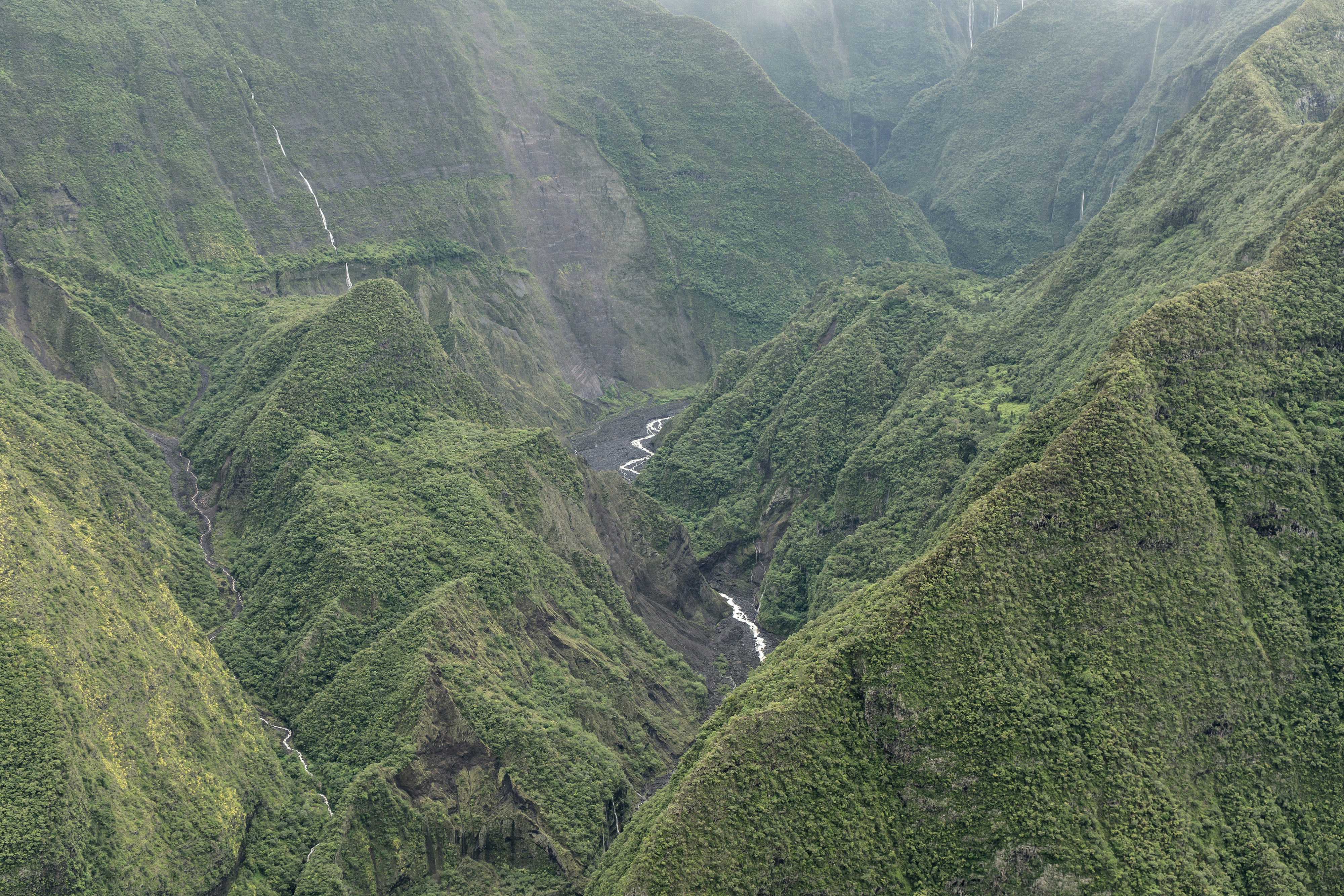 aerial photography of green mountain