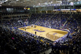 basketball court filled with people