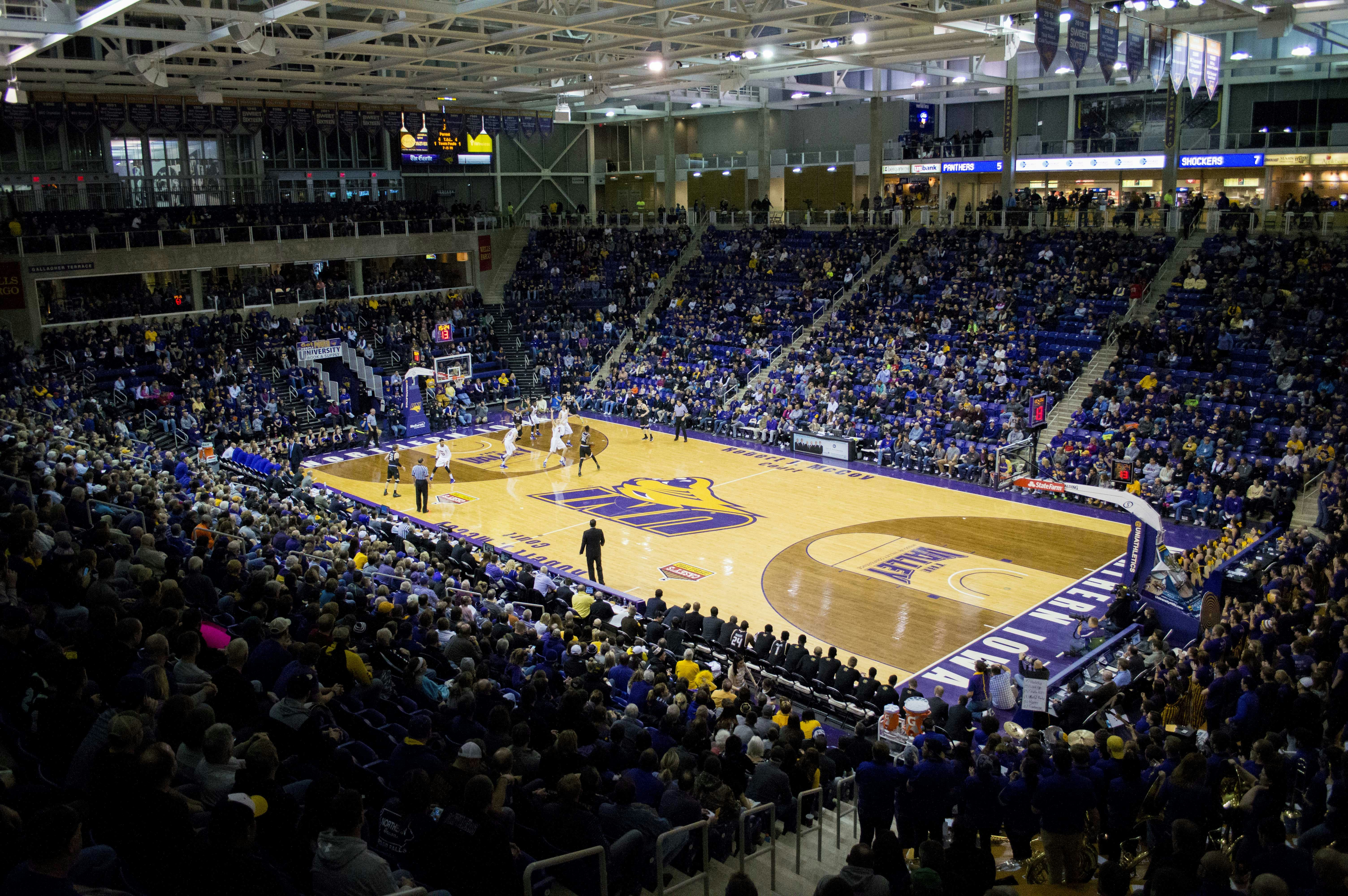 basketball court filled with people