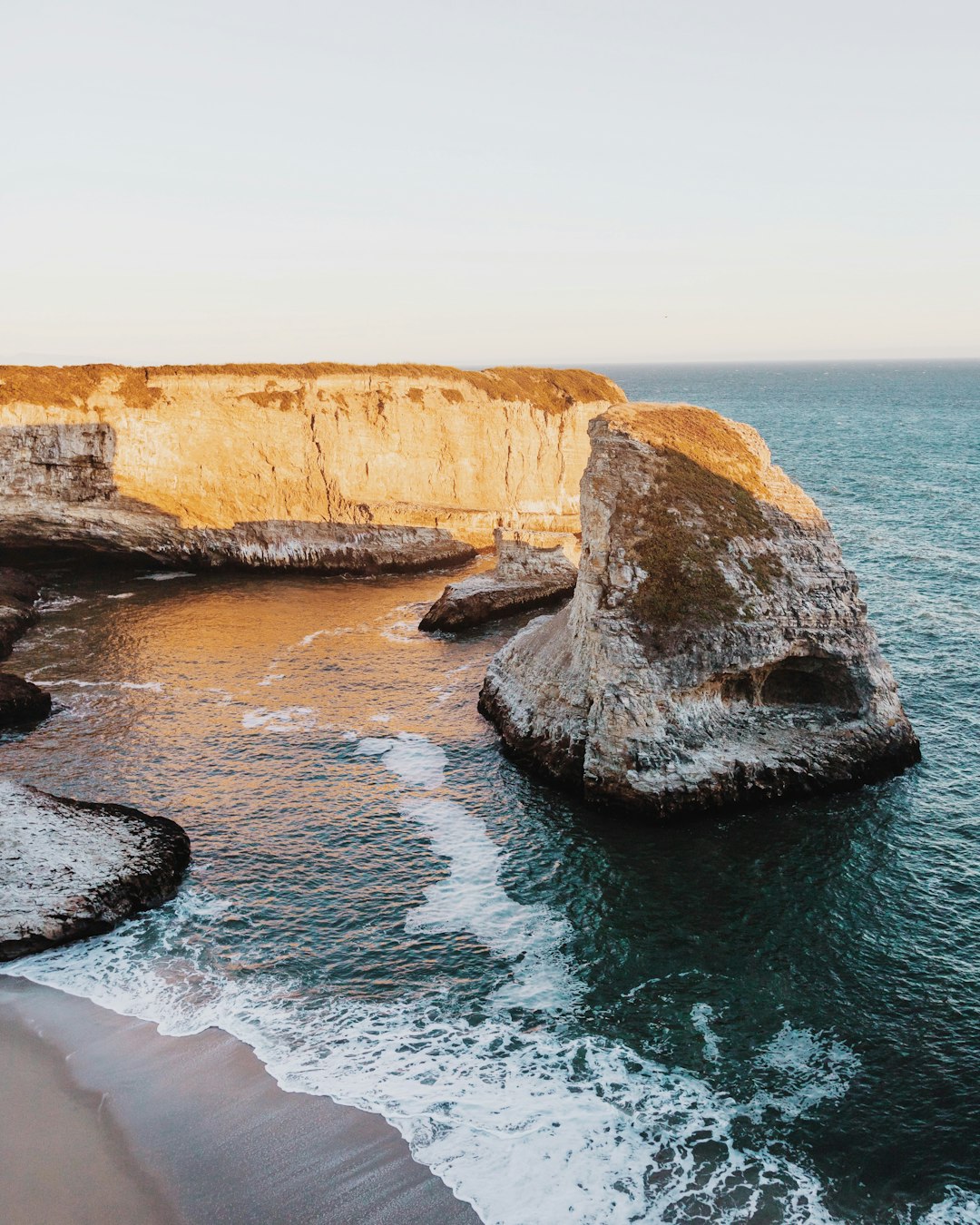 Cliff photo spot Shark Fin Cove 28416 CA-1