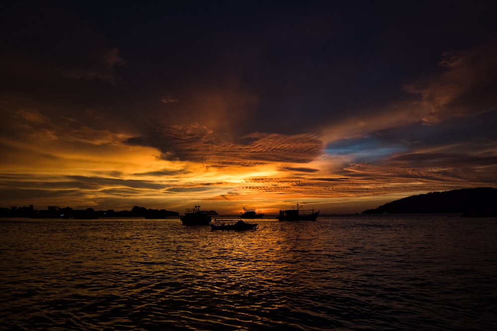 time lapse photography of clouds over water