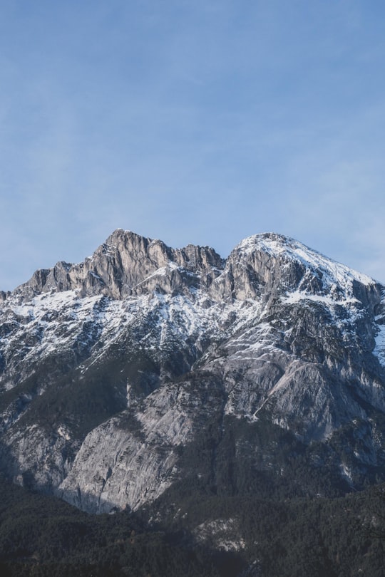 alpine mountain in Telfs Austria
