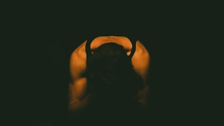 a person with their back turned to the camera
