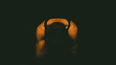 a person with their back turned to the camera