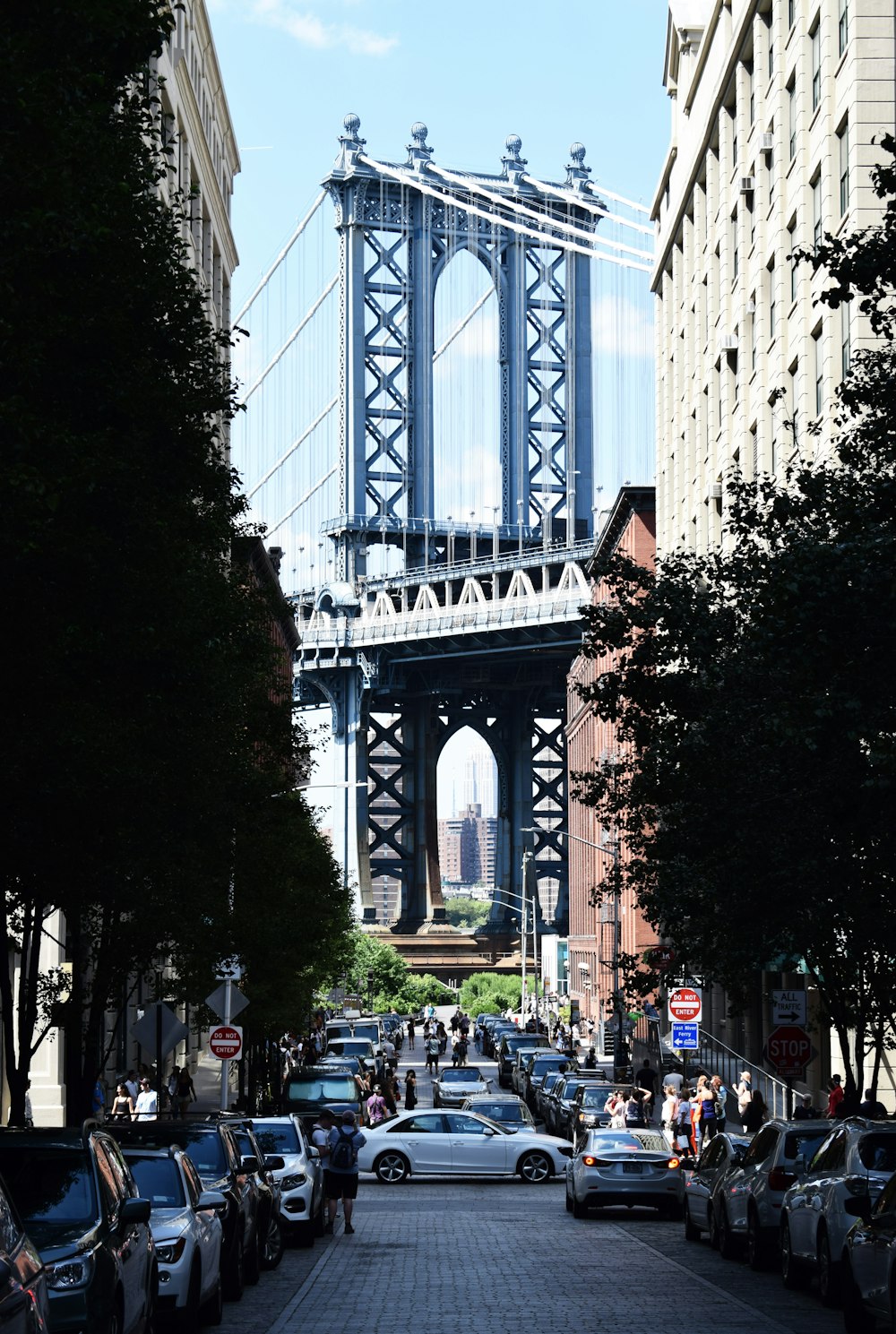 gray Brooklyn Bridge