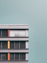 gray and black concrete building