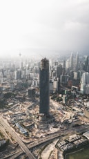 aerial photography of Malaysia skyline