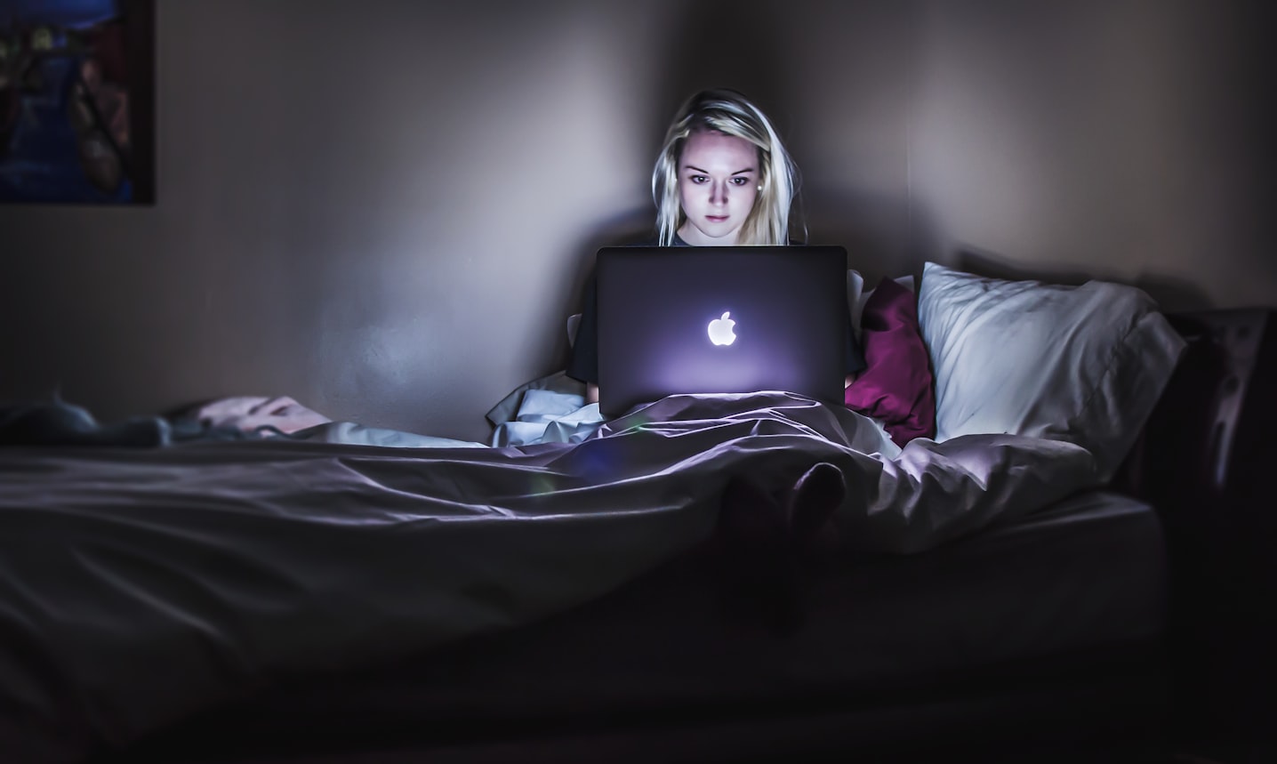 woman with laptop