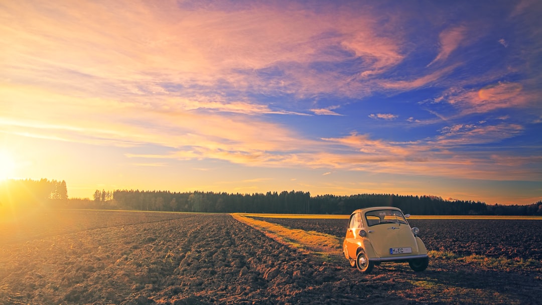 yellow car