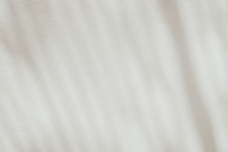 a close up view of a white fabric