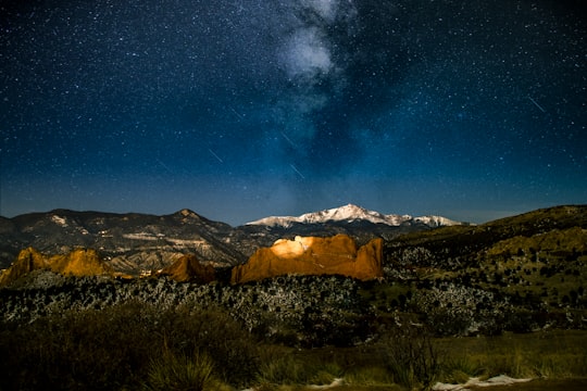 photo of Colorado Springs Mountain range near Pikes Peak Highway