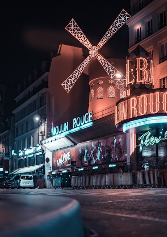 Moulin Rouge building in Moulin Rouge France