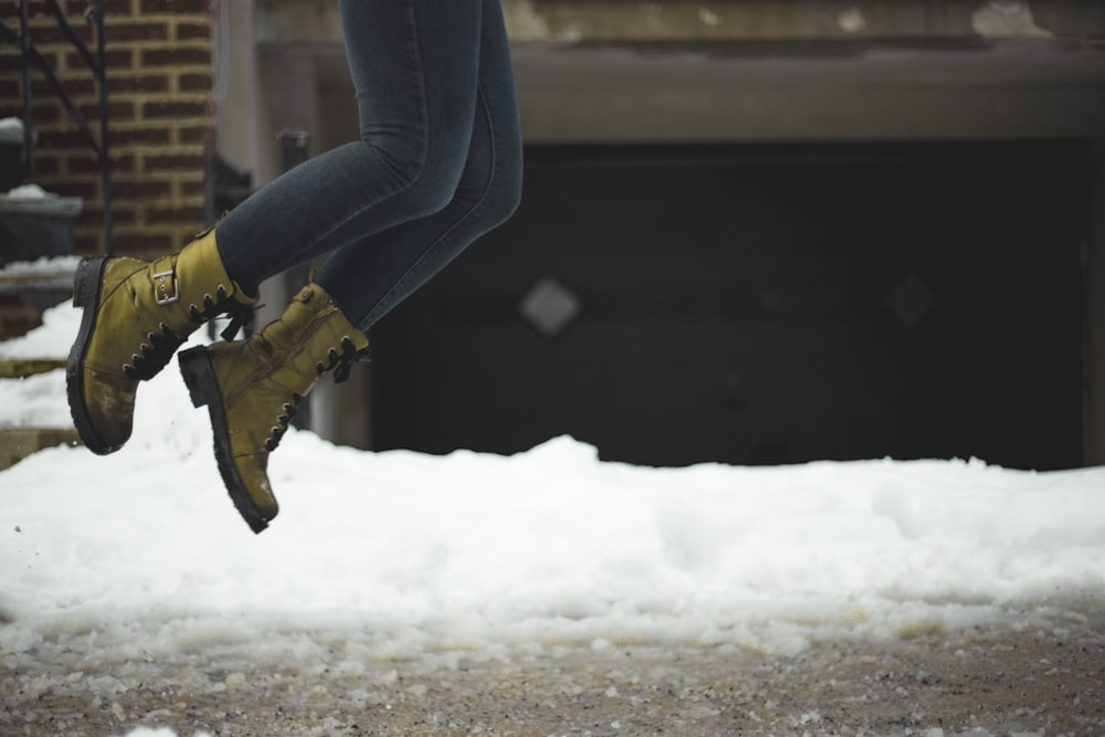 person jumping outdoor