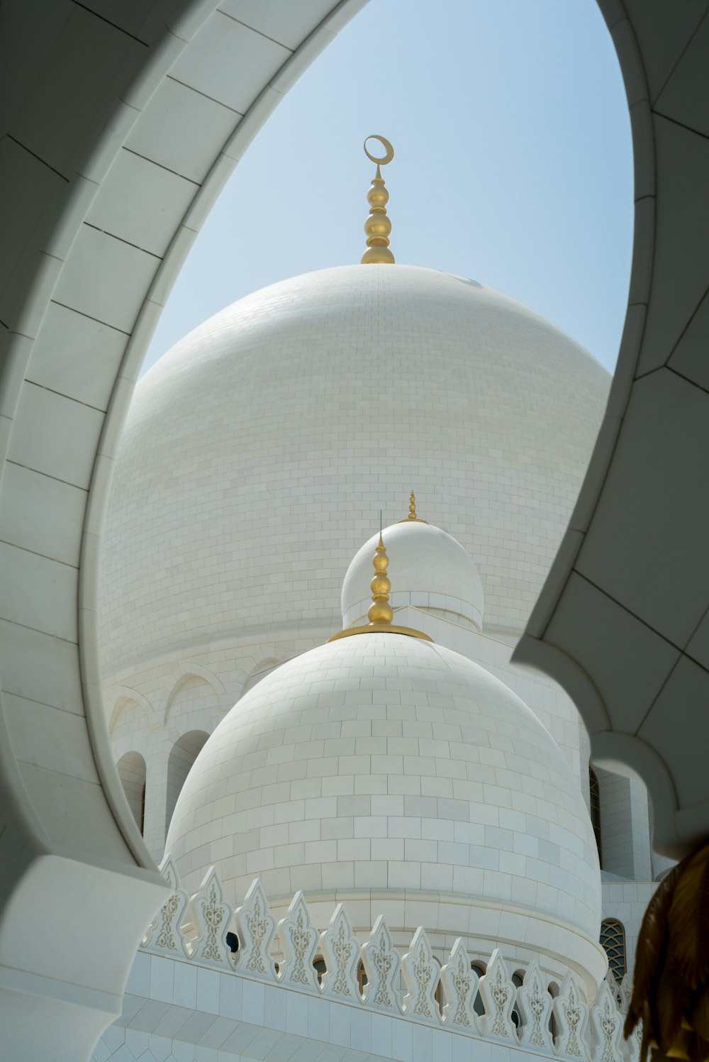white dome mosque