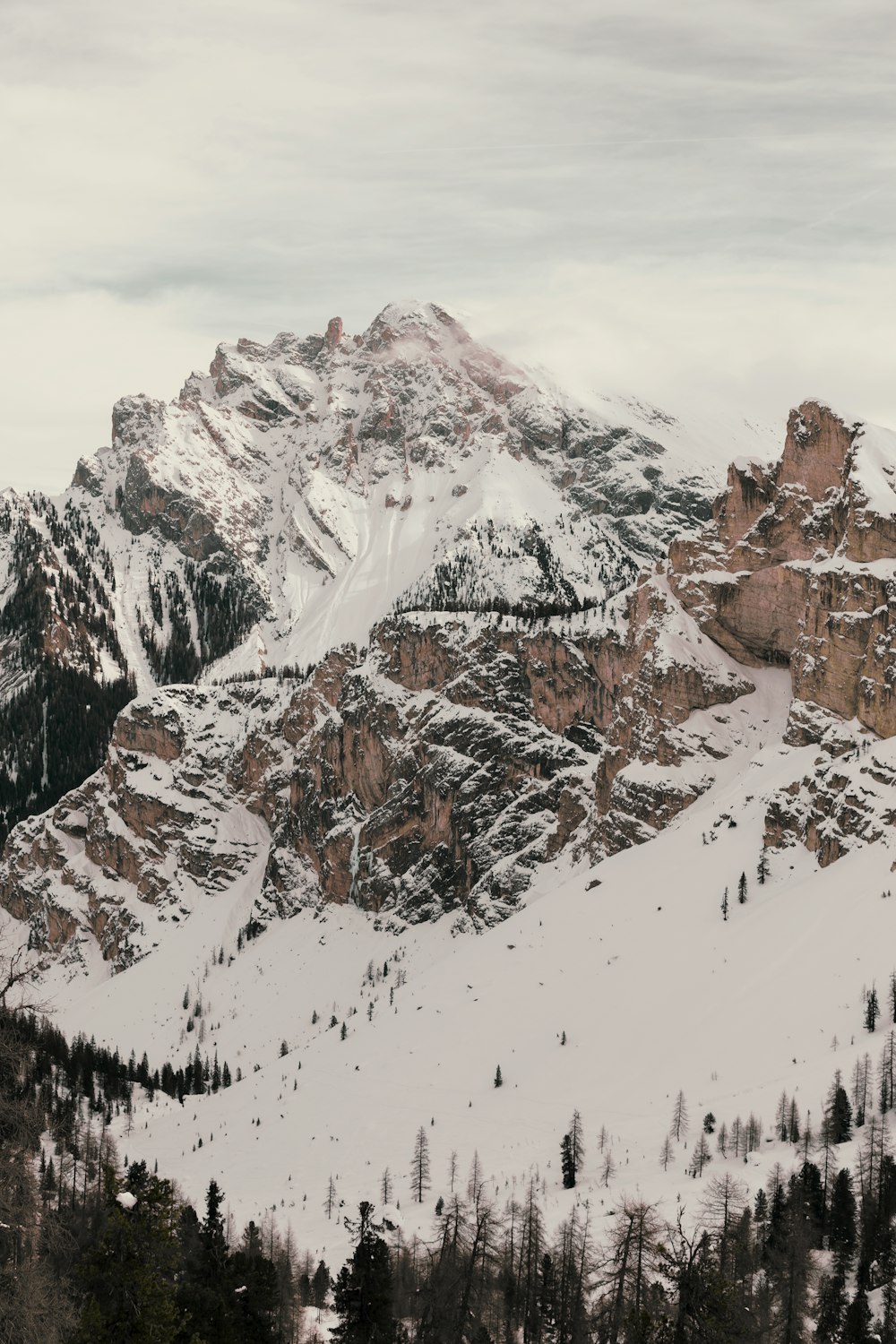 snow covered mountain