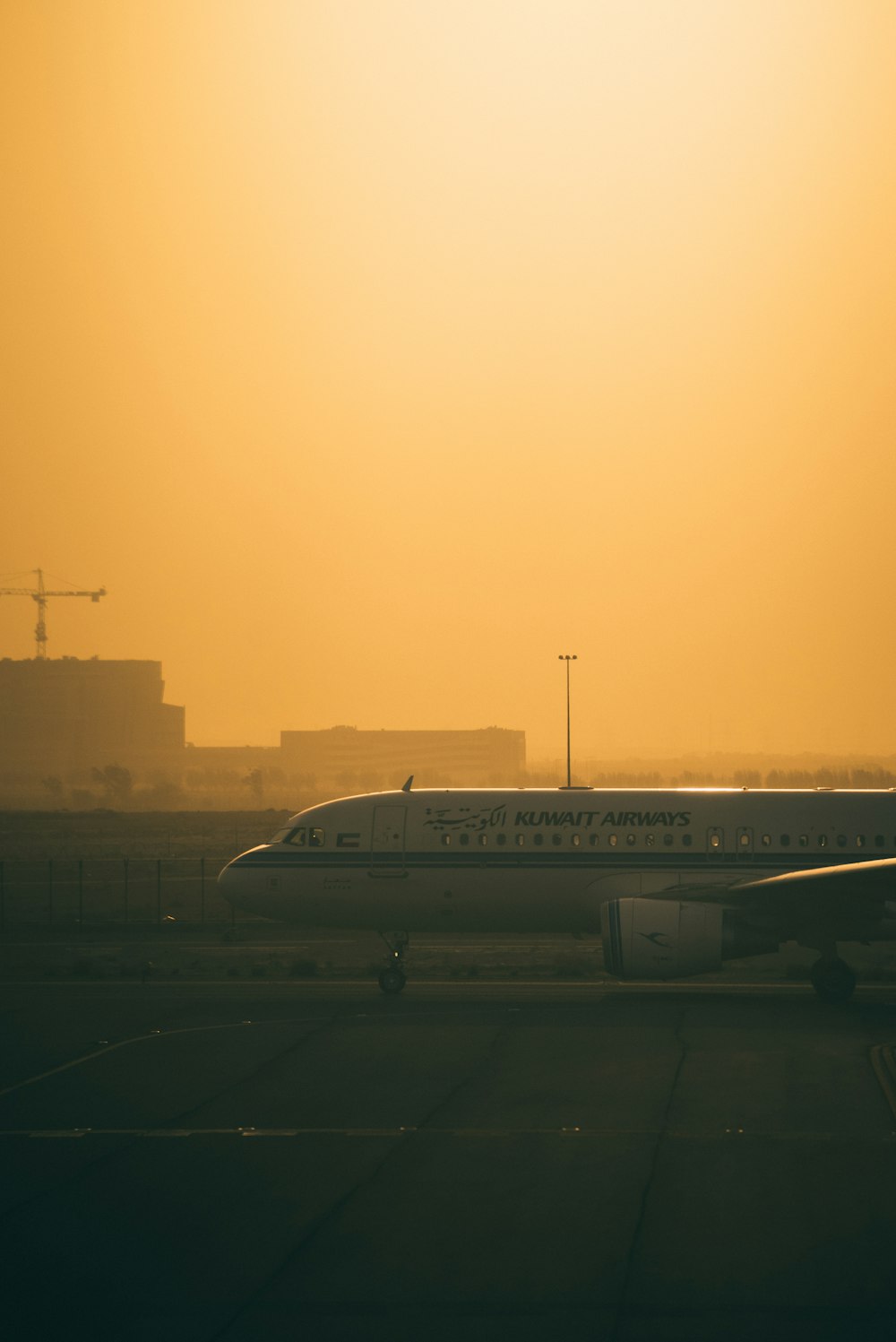 plane parked on airport