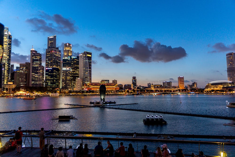 city buildings in panoramic view photography