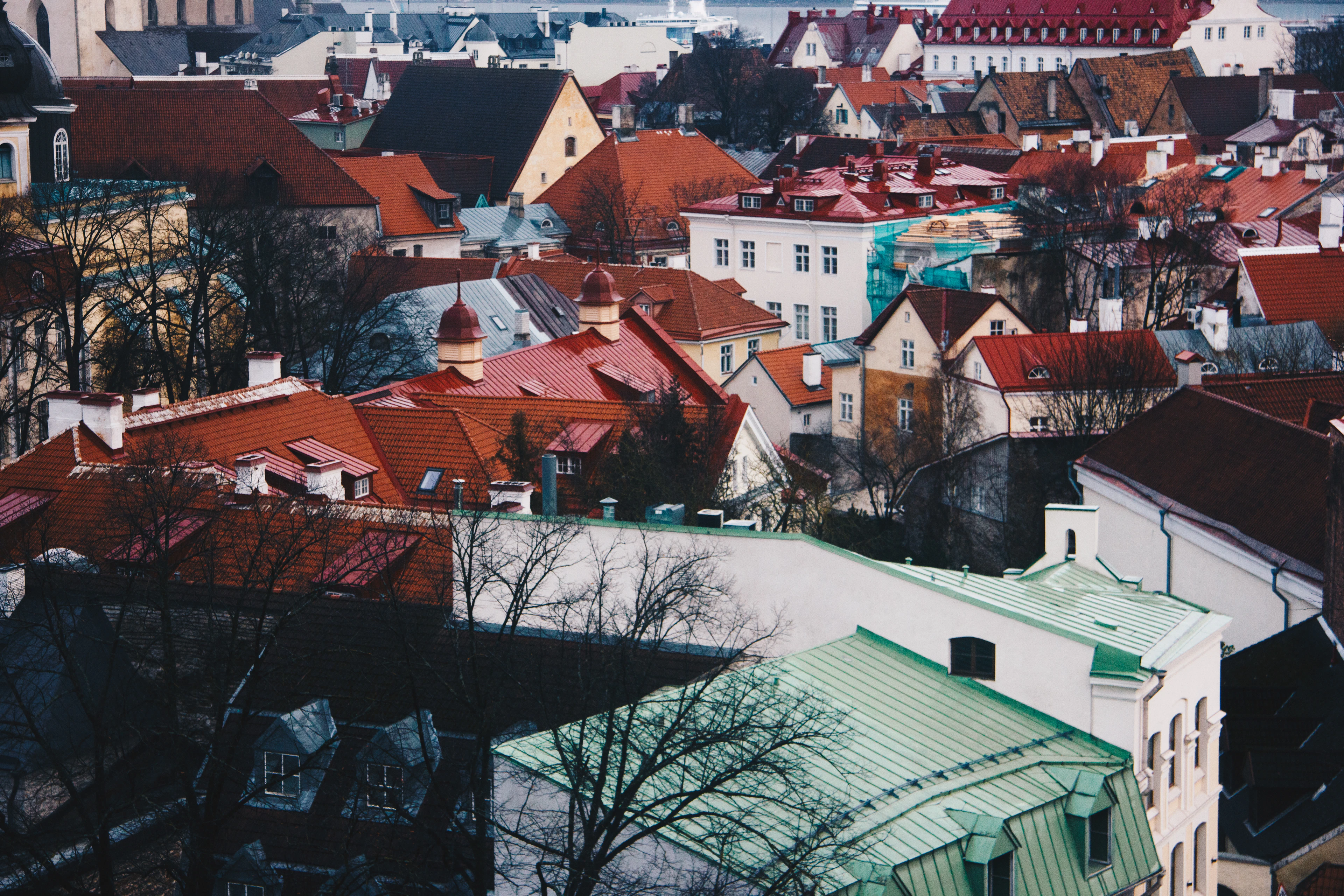 Tallinn rooftops and spires