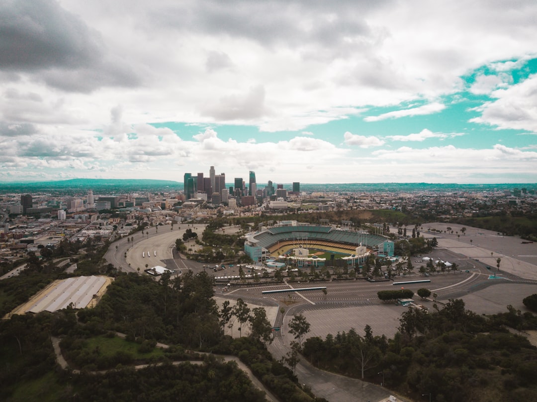 high-angle photo of cityscape