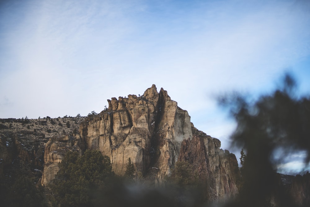 landscape photograph of rocky mountain