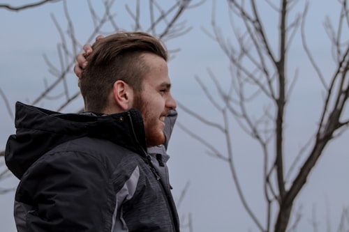 Transvestite dating service — two happy people outdoors laughing