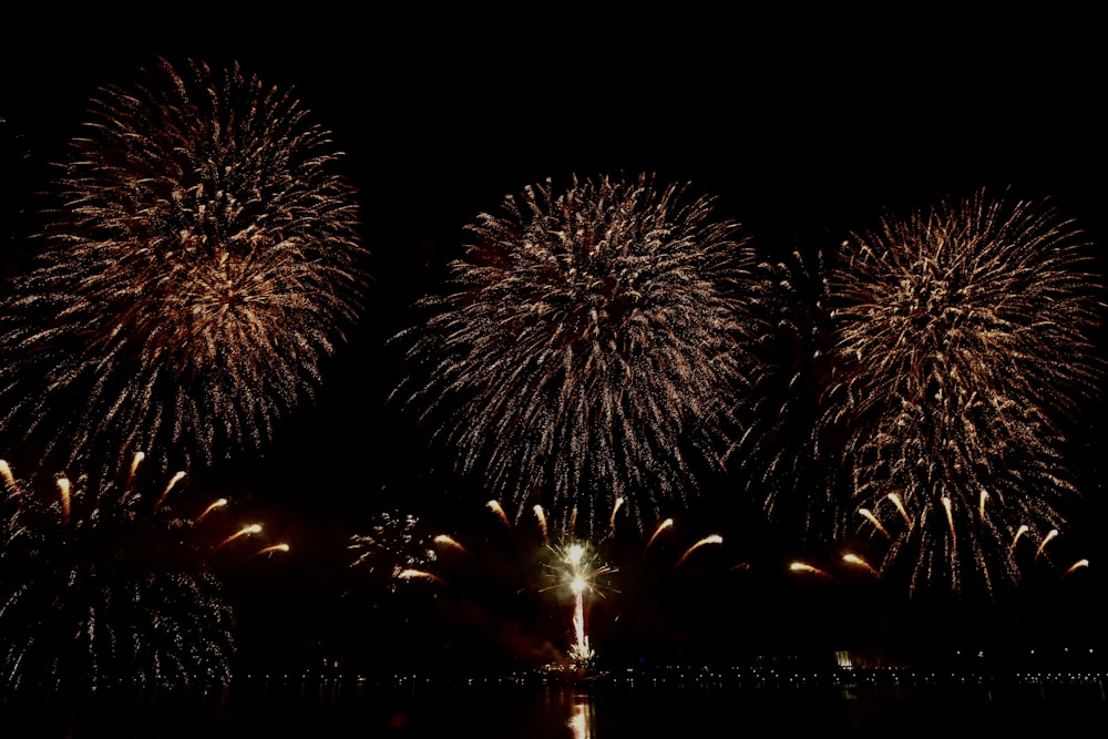 fireworks display during nighttime