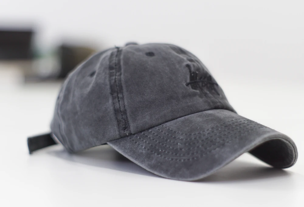 Onyx structured cap — Monochrome Street