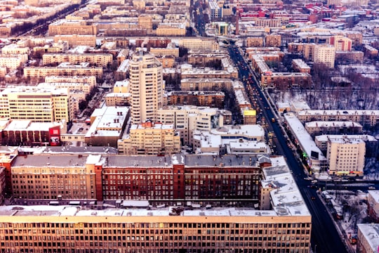 aerial photography of buildings at daytime in Yekaterinburg Russia