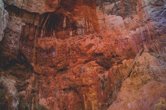 photo of rock cave in Providence Canyon State Park United States