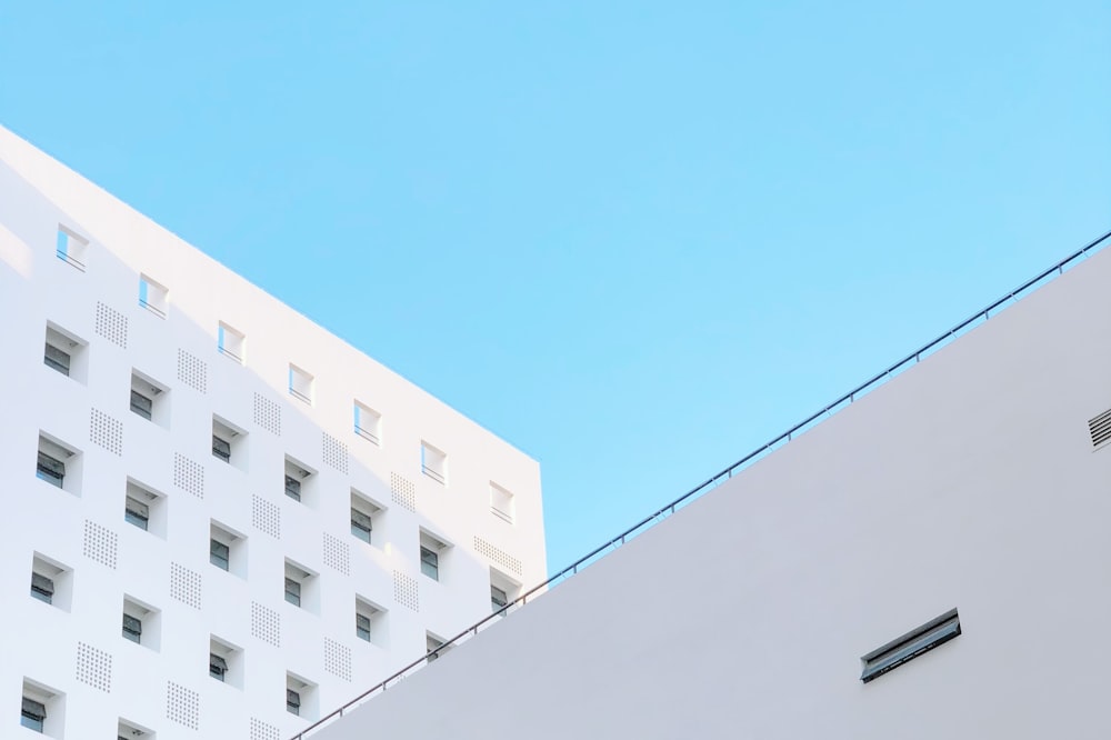 white concrete building