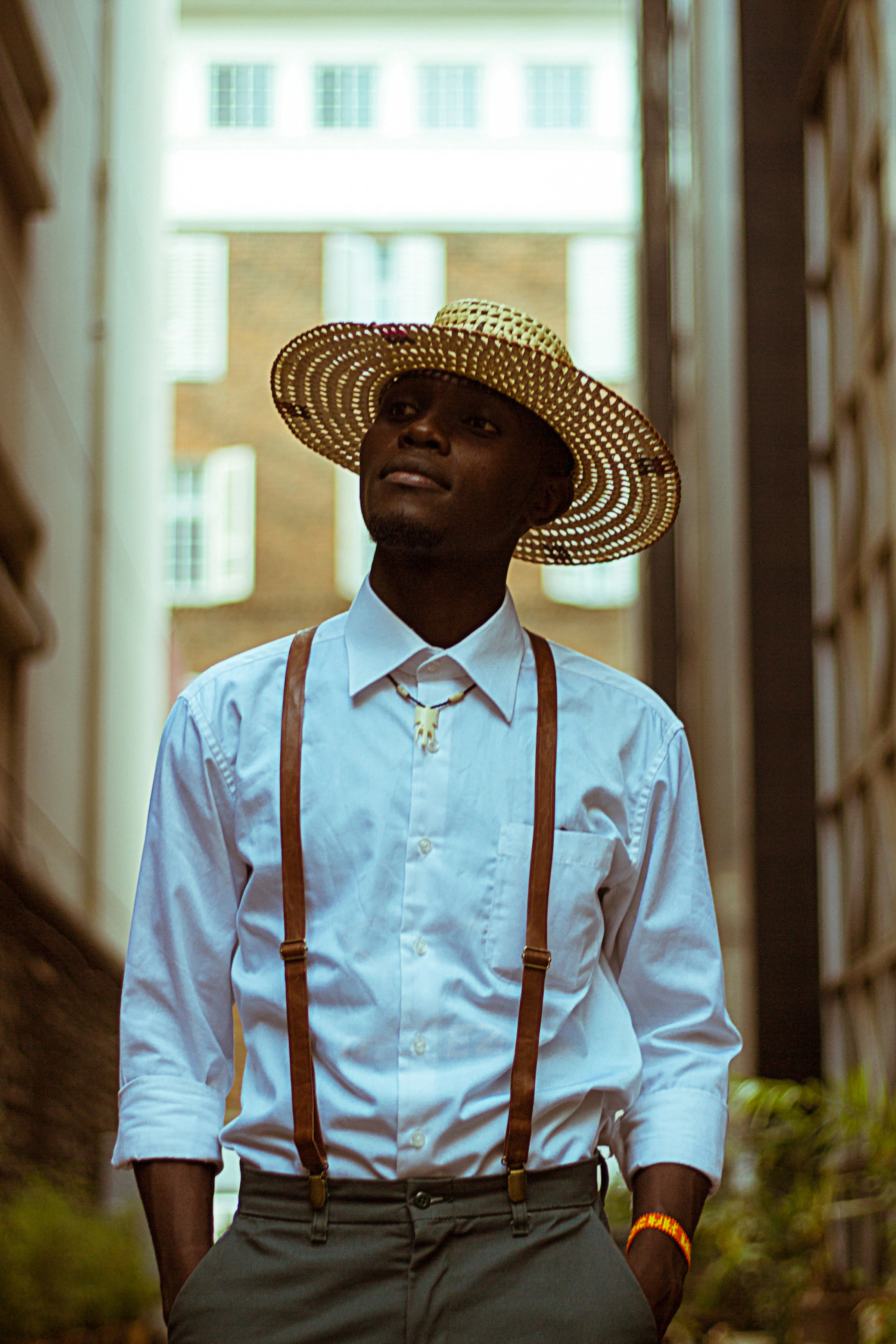 An entrepreneur walking through the city