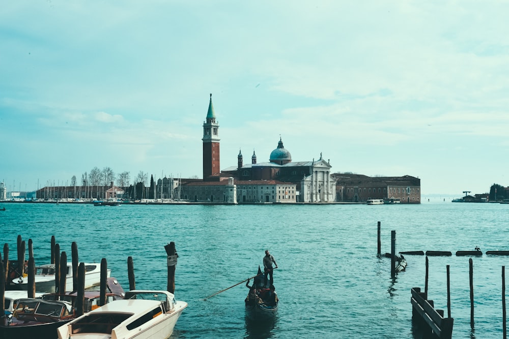 body of water near mosque