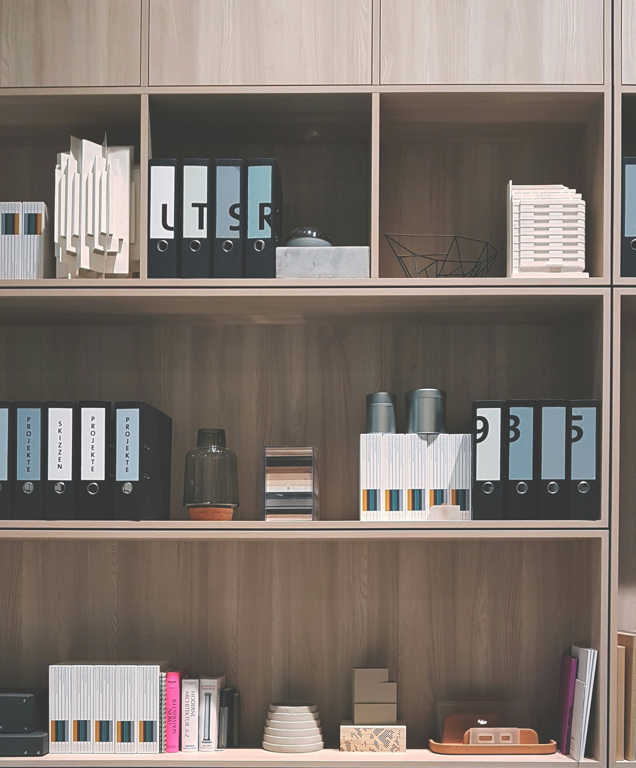 custom desk shelves