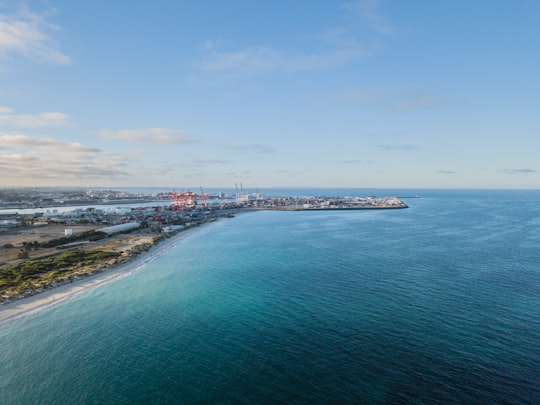 aerial photography body of water in Fremantle Australia