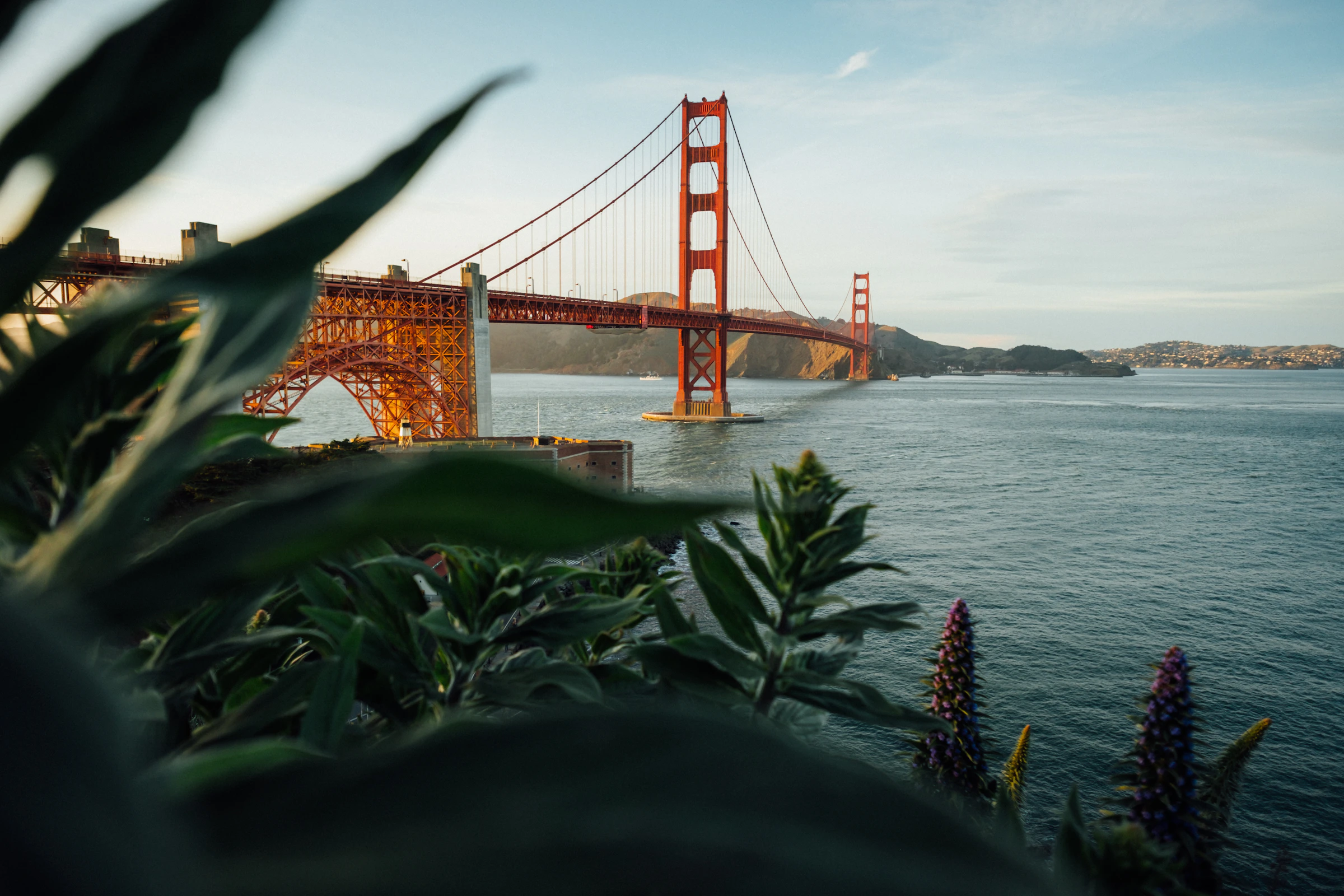 Golden Gate Bridge and San Francisco skyline