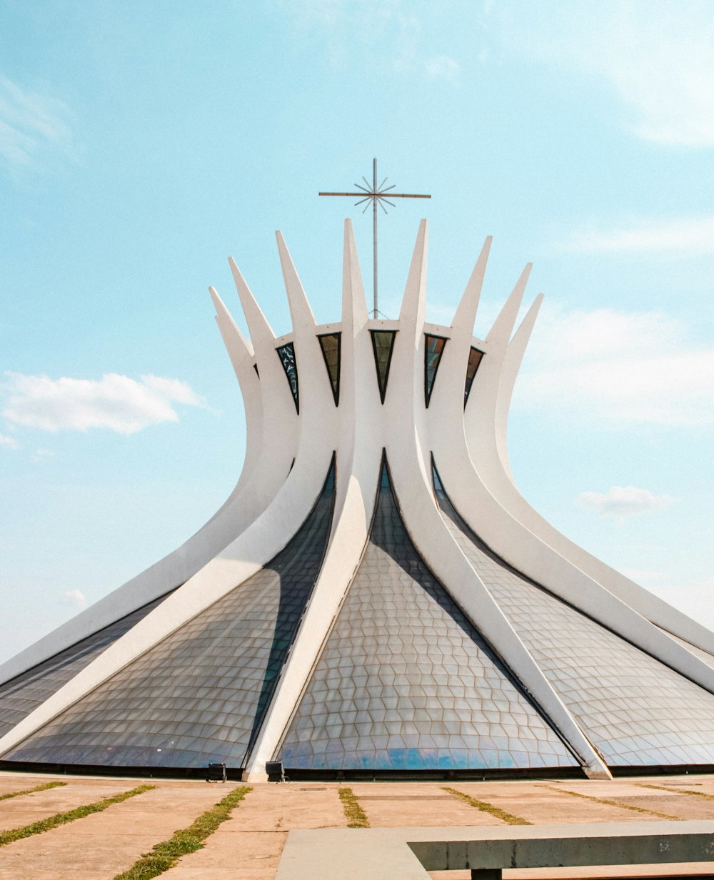 white and gray concrete structure under blue sky during daytime