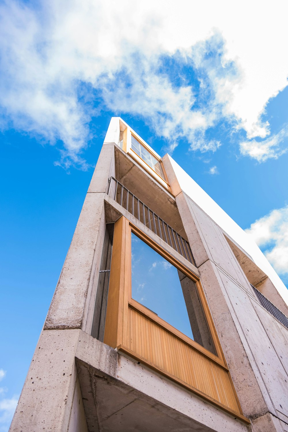 worm's-eye view photography of concrete building