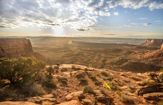 beige mountain in Canyonlands National Park United States