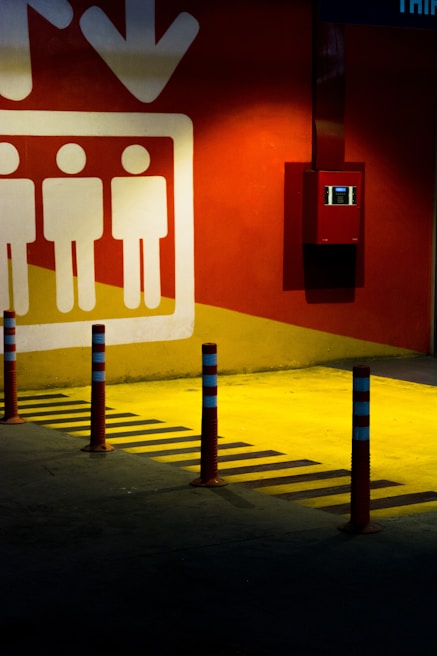 An eye-catching floor graphic in a retail environment.