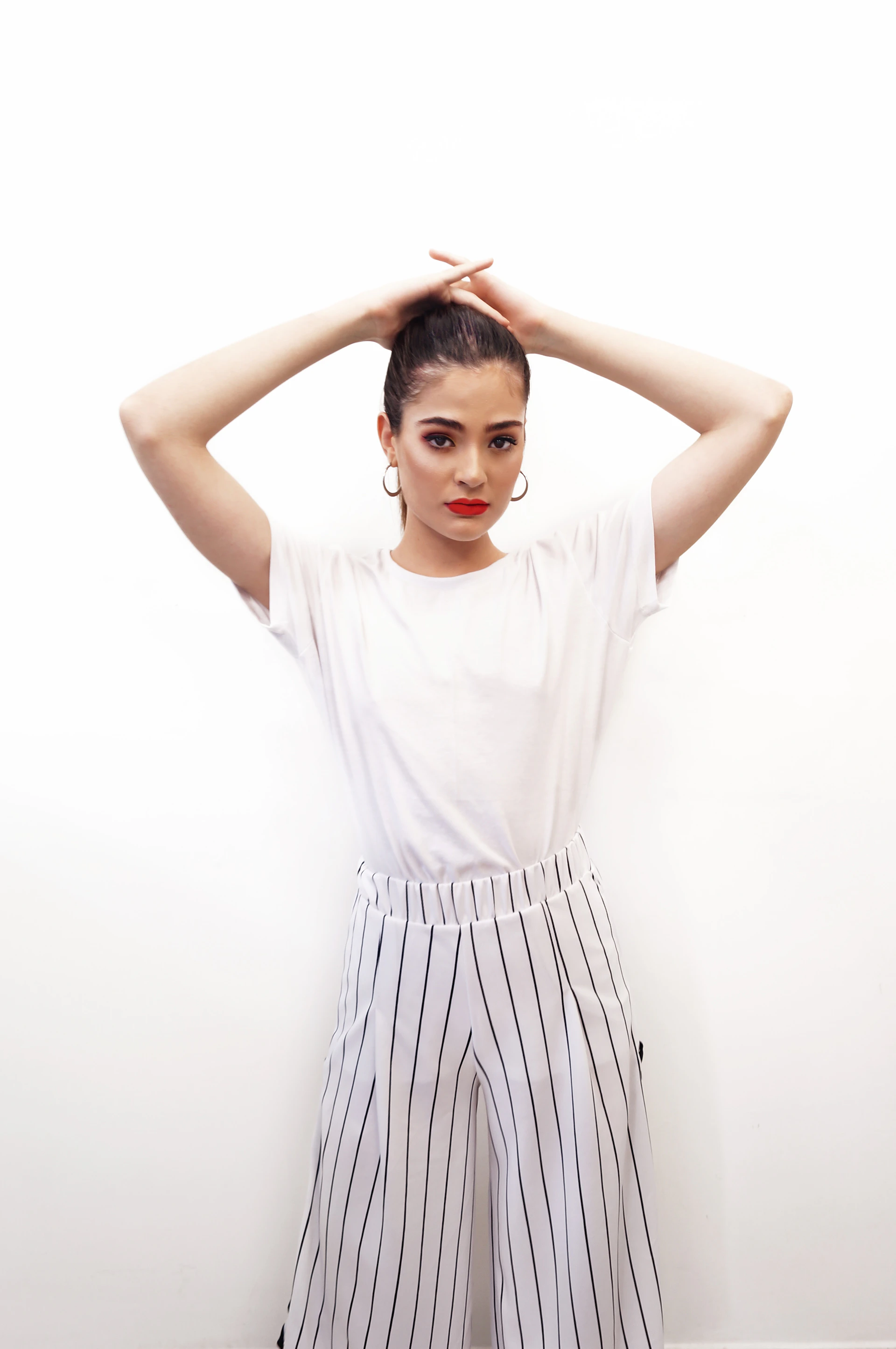 補修トリートメント後の整ったロングヘア