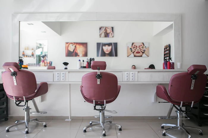 Finished look portrait, placeholder for real salon work