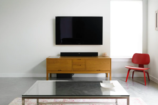 Wall mount TV installation