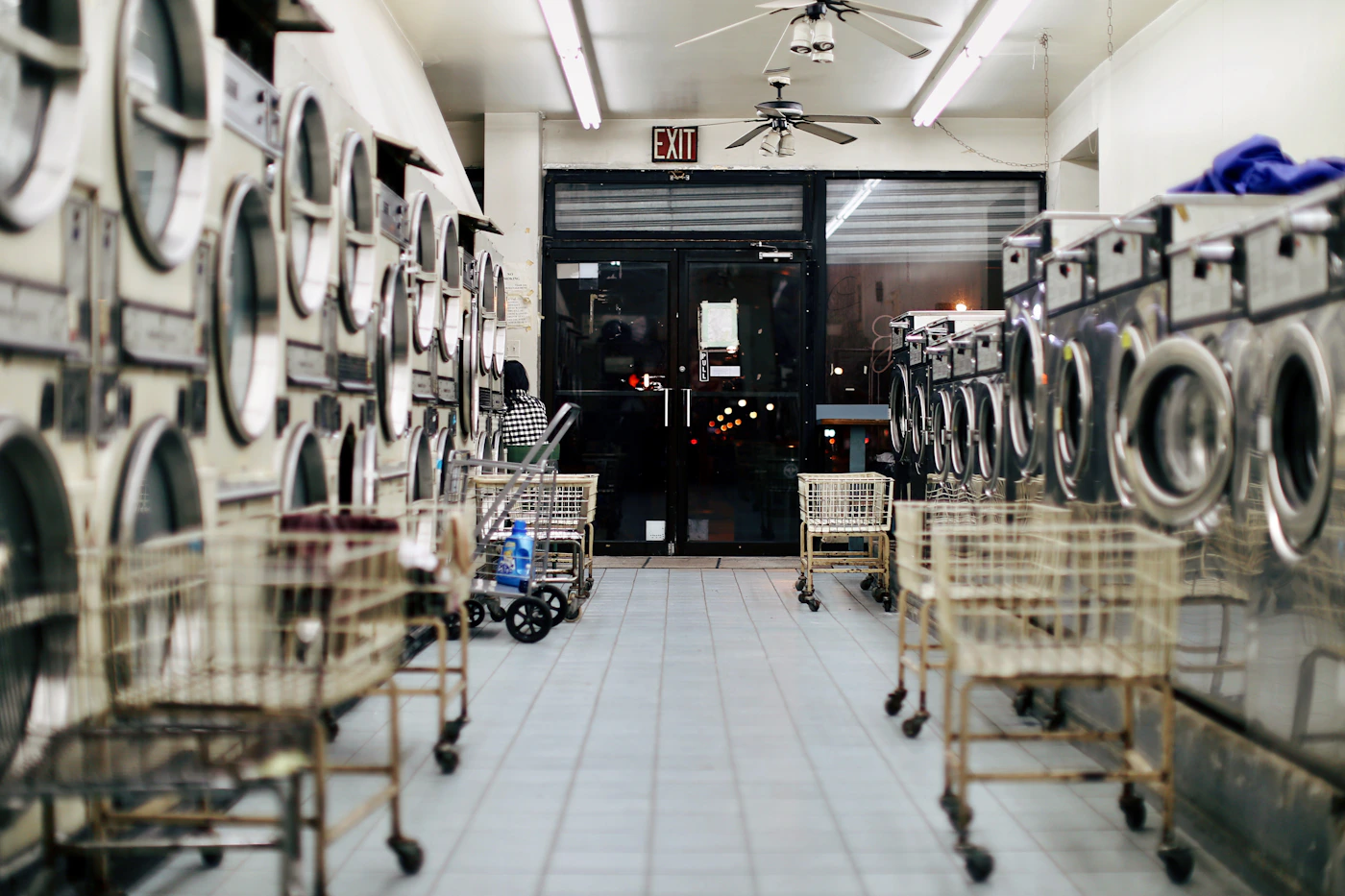 A Manjaro Laundry service point on its opening day