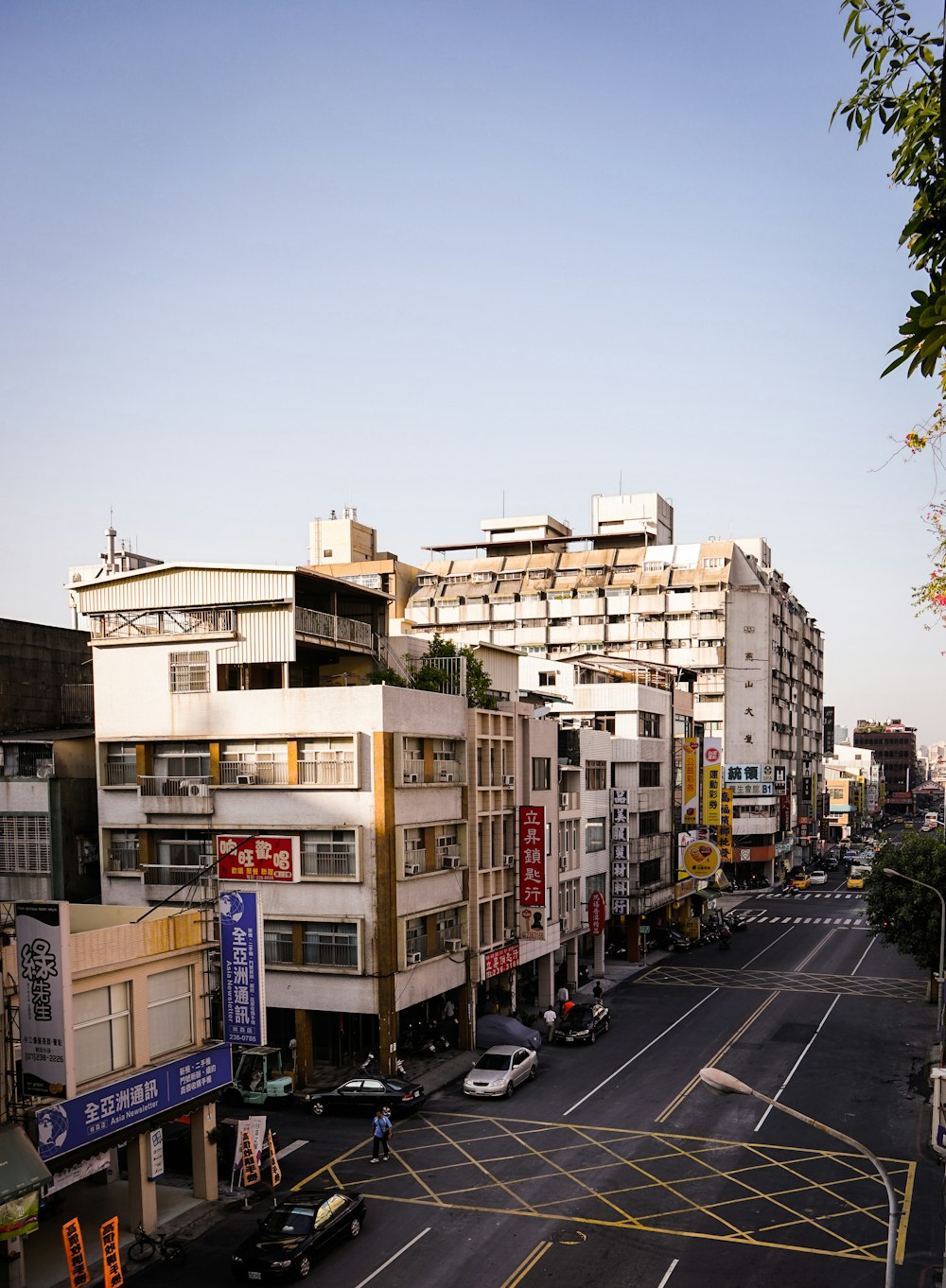 거리 근처 건물의 면적 사진