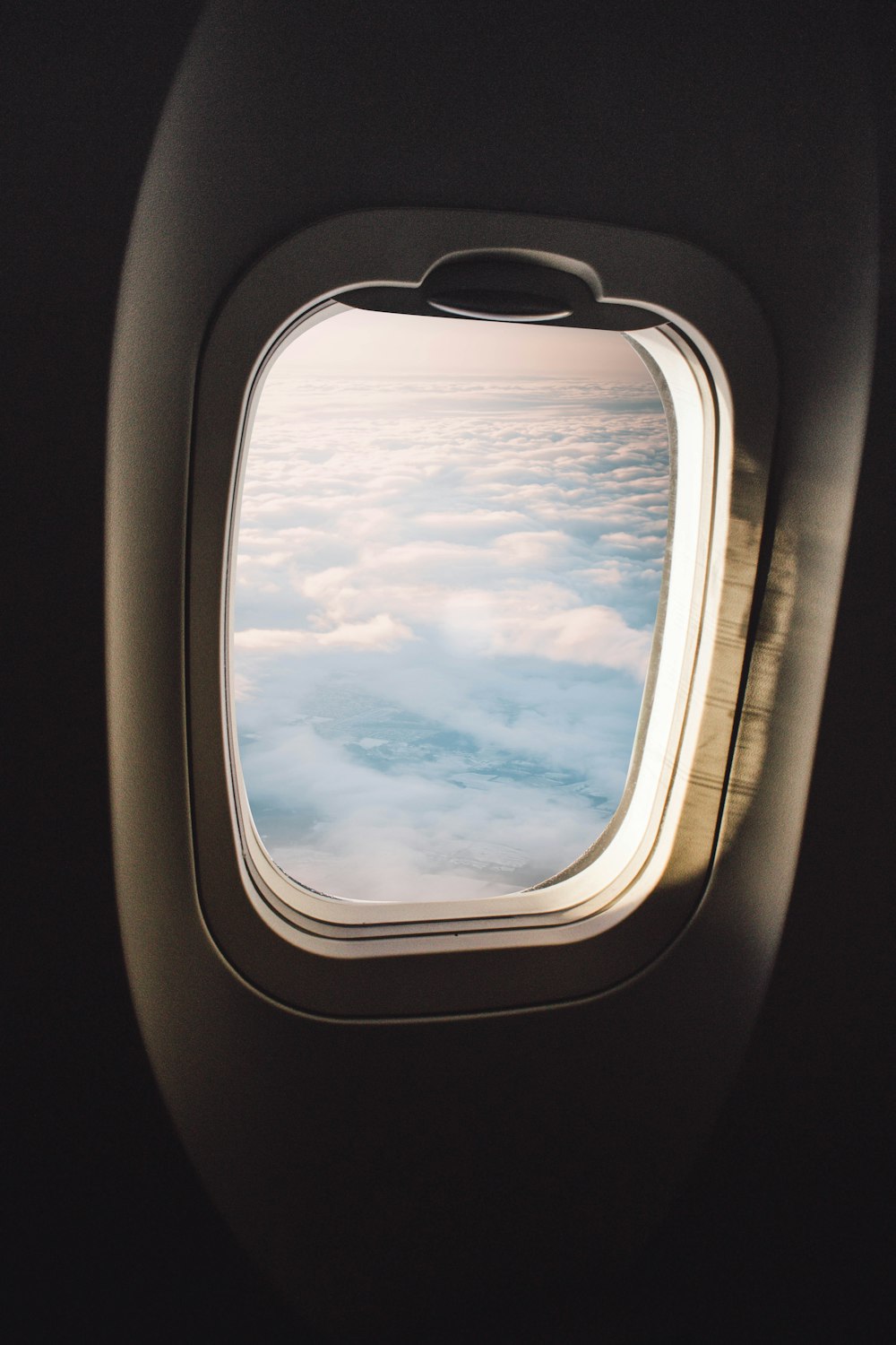 aerial photography of white clouds