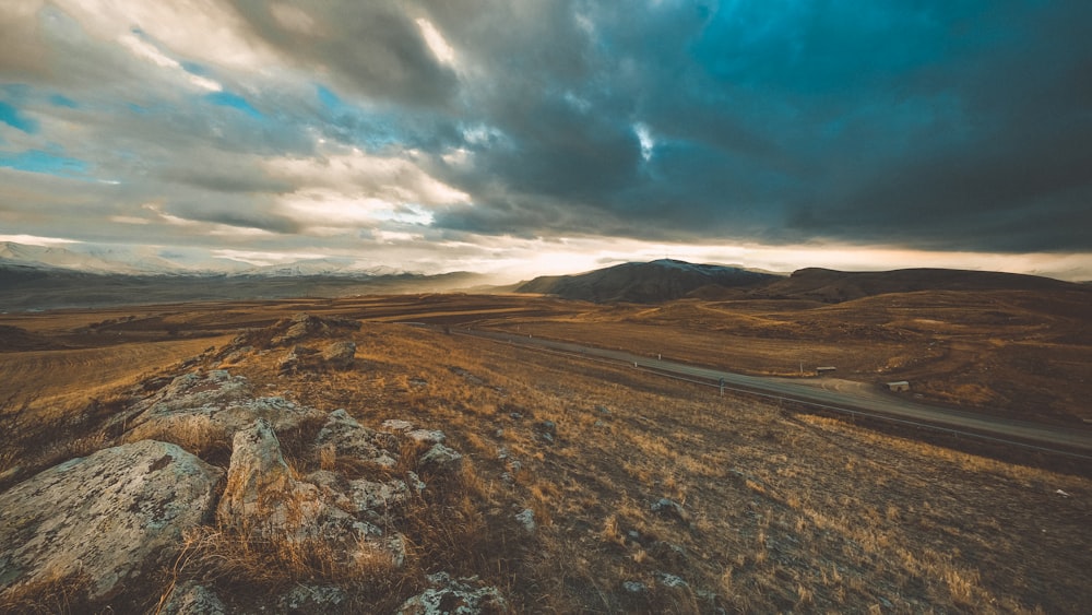 Vue de dessus de l’autoroute