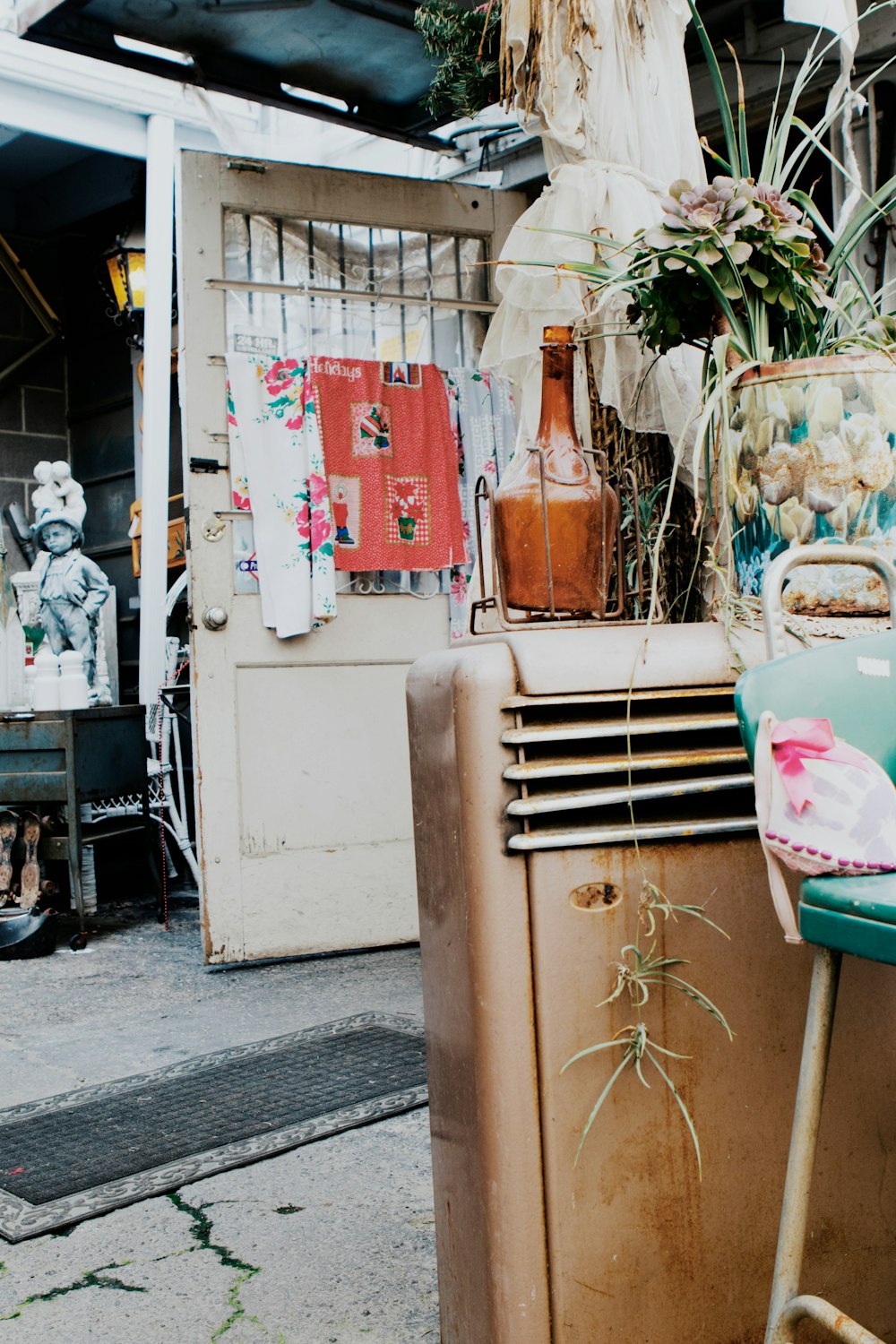 white portable air conditioner